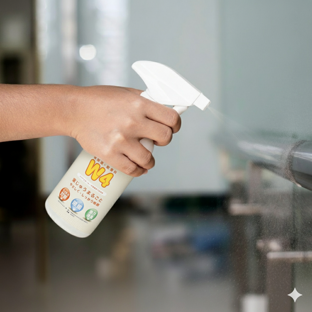 スプレーの使用イメージ